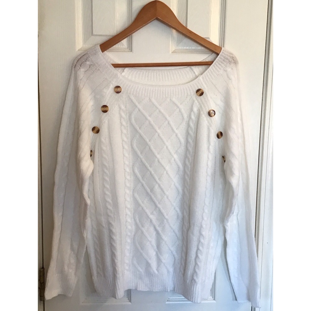 NWOT Womens Sweater Size XL Warm Comfort Stretch Soft Casual Knit